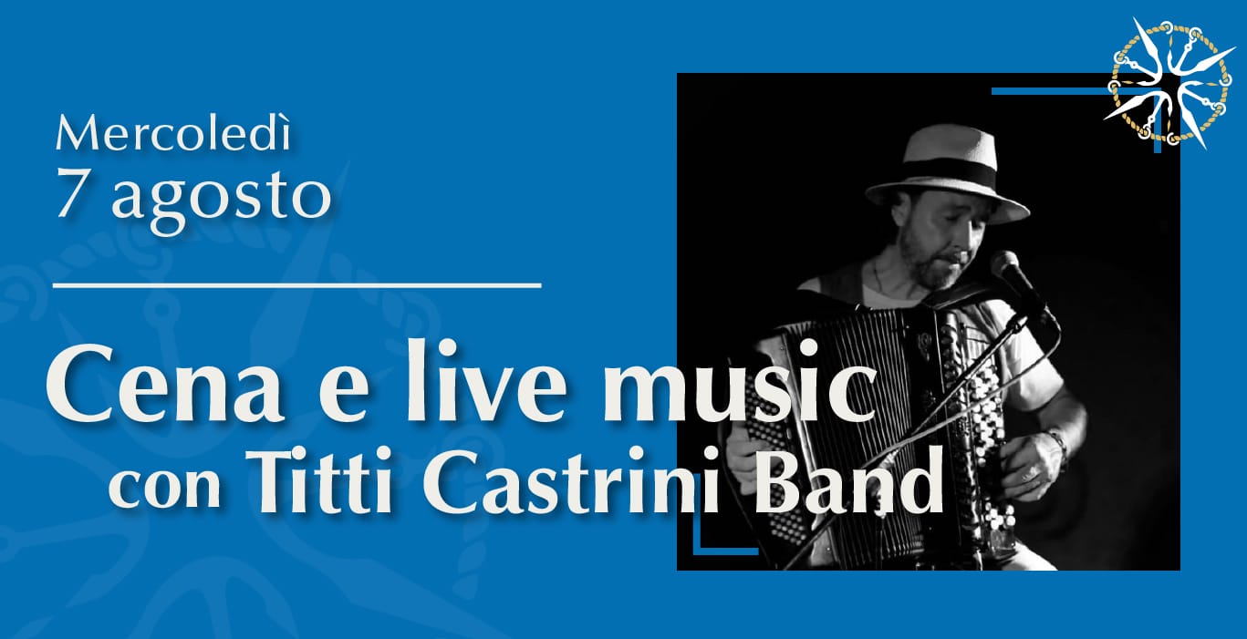 Evento Cena e live music con Titti Castrini Band